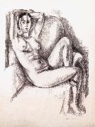 Henri Matisse Sitting in the chair of the Nude oil painting reproduction